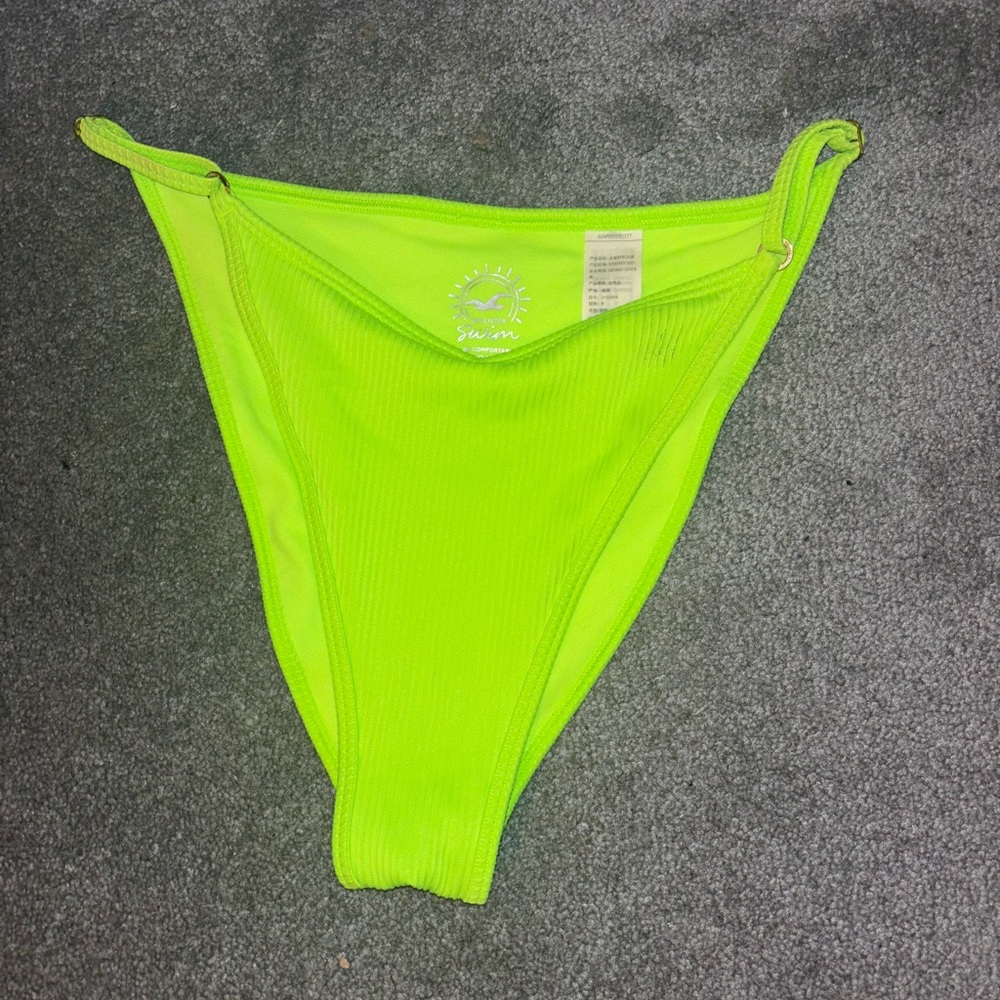 Hollister Bright Lime Bikini Bottom